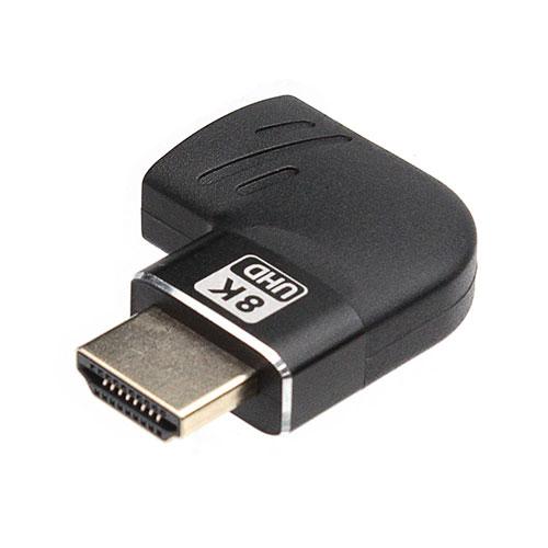 Japan Trust Technology HDMI Conversion Connector Right Angle Right Flat (FLAT) Supports up to 8K (7680×4320)/60Hz Resolution Right-Facing Conversion HDHD8-R-FLAT
