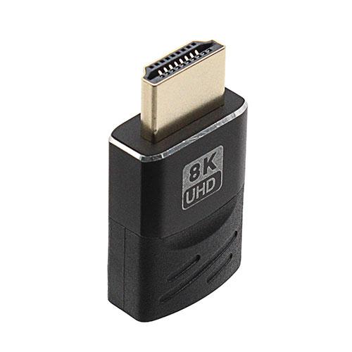 Japan Trust Technology HDMI Conversion Connector Straight Slightly Extended Connector Supporting Up to 8K (7680×4320)/60Hz Resolution HDHD8-ST