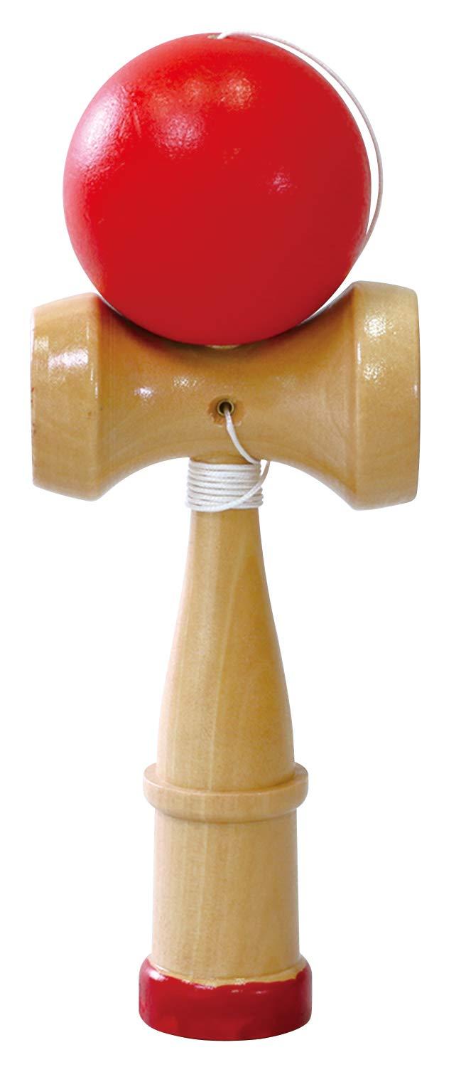 Artec Color Kendama Red 6915 Prize, Festival, Party Gift, Toy, Children's Play, Indoor, Wooden Kendama