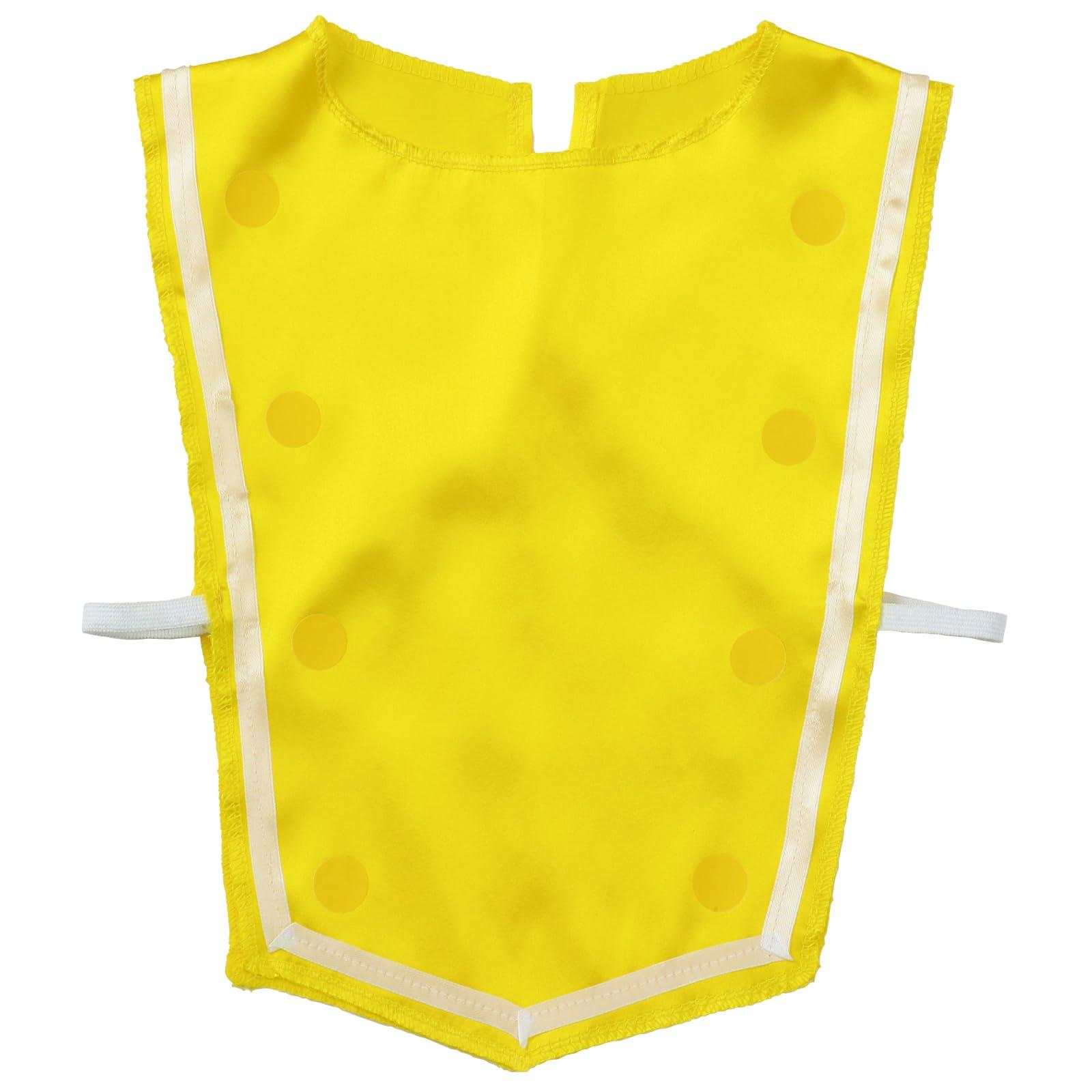 Soft Satin Marching Top Yellow