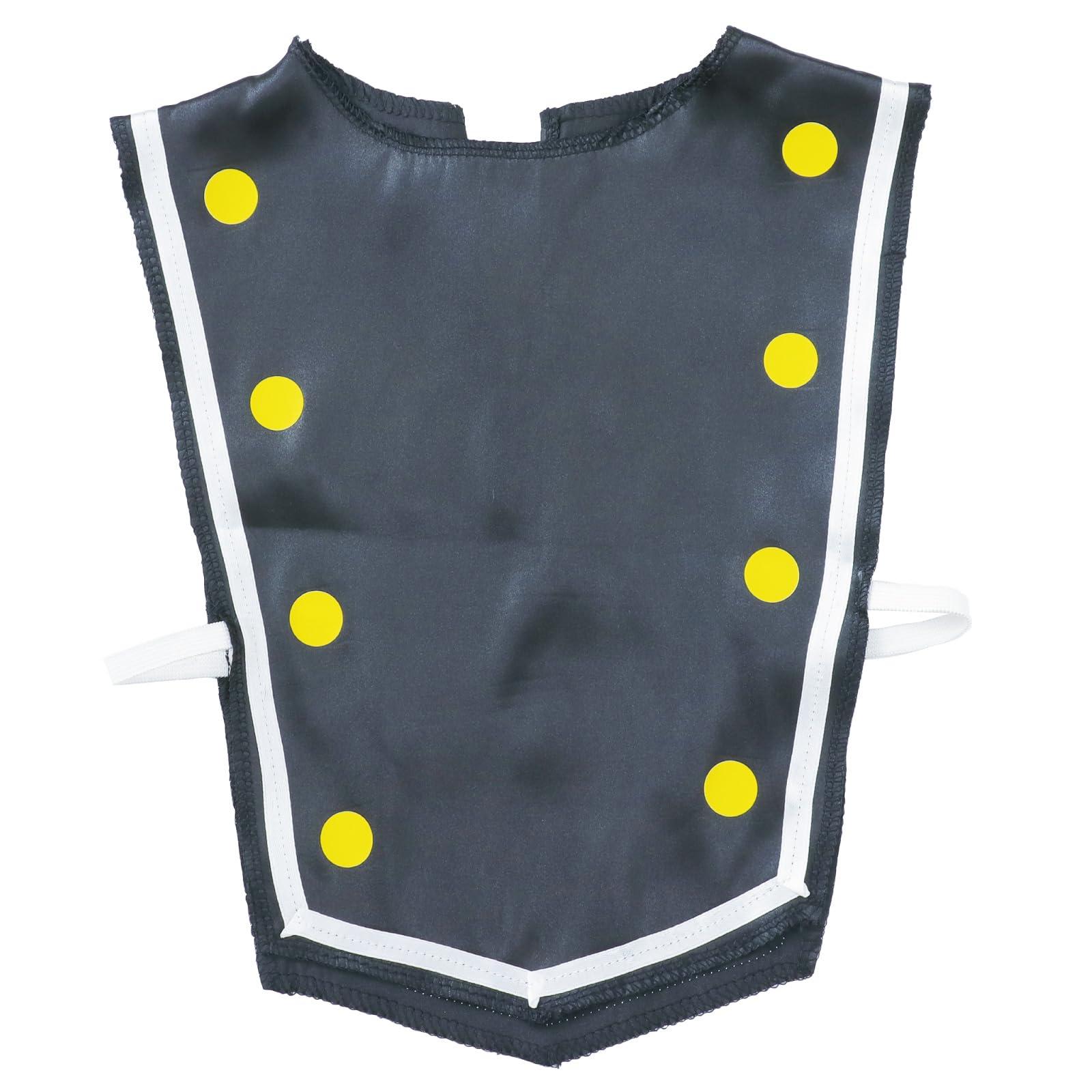 Soft Satin Marching Top Black