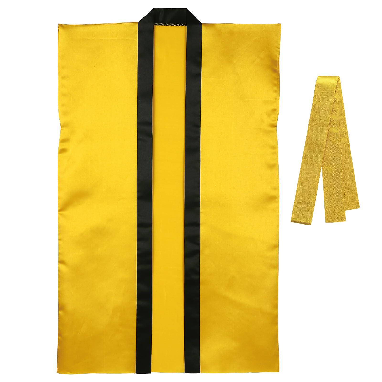 Artec Festival Sports Day Happi Coat Satin Long Happi (with Headband) Gold M Size (for Middle School to High School Students) 19097