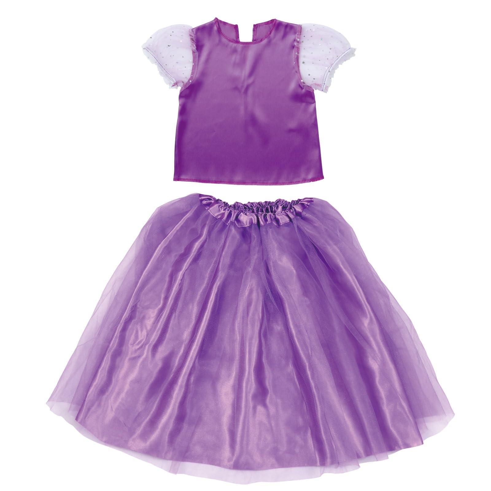 Kids Cosplay Costume Princess Dress Violet