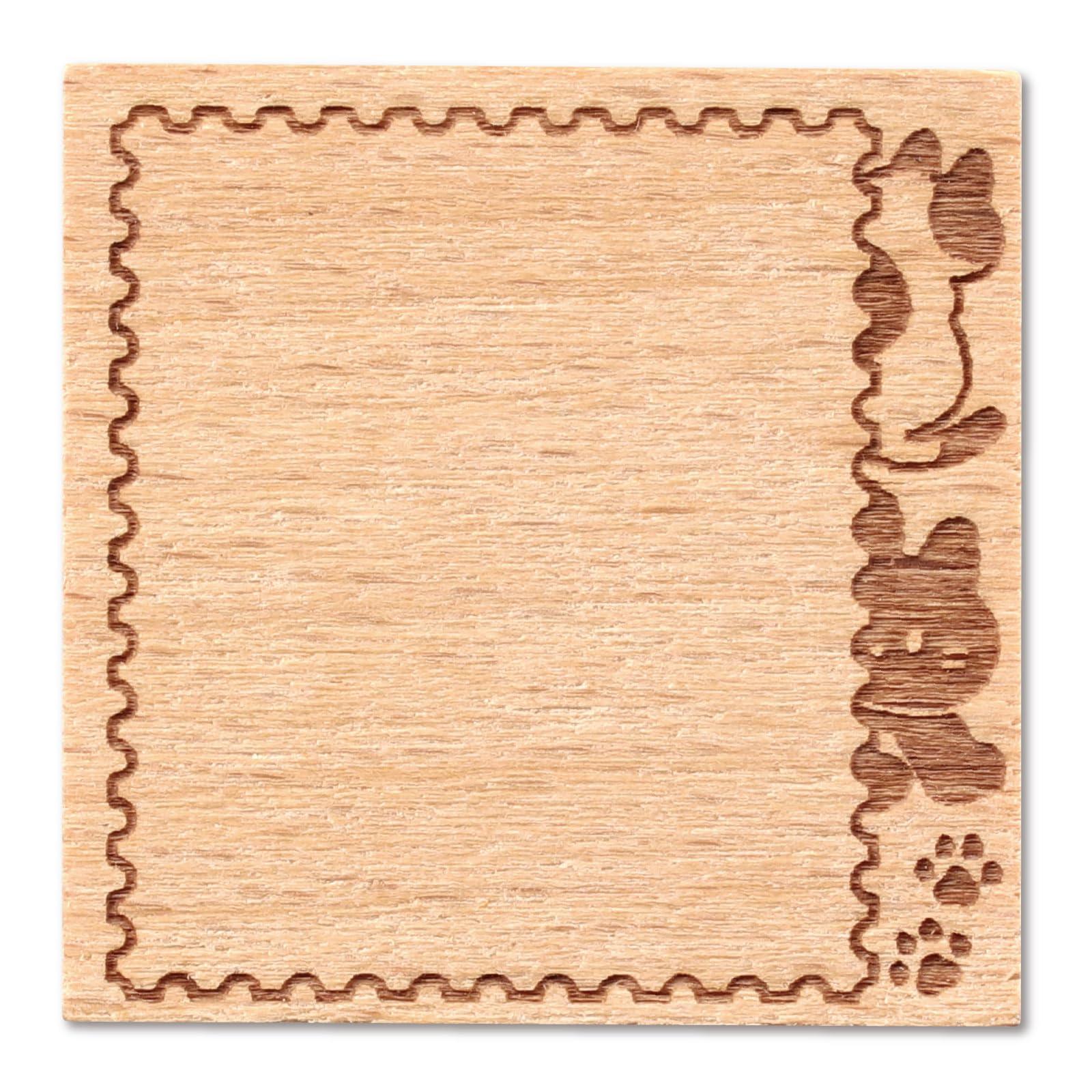 Wooden Handle Stamp 30: Relaxed Creatures - Cat - Stamp Frame