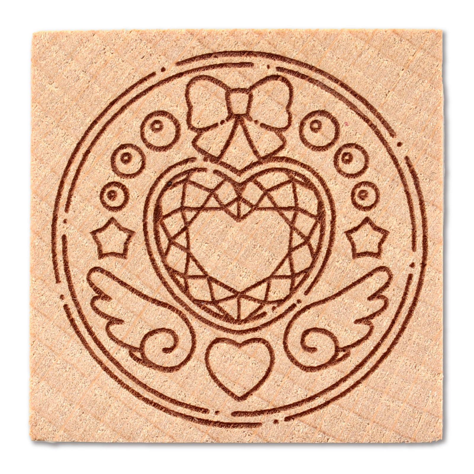 Wooden Handle Stamp 30: Magical Girl Transformation Compact