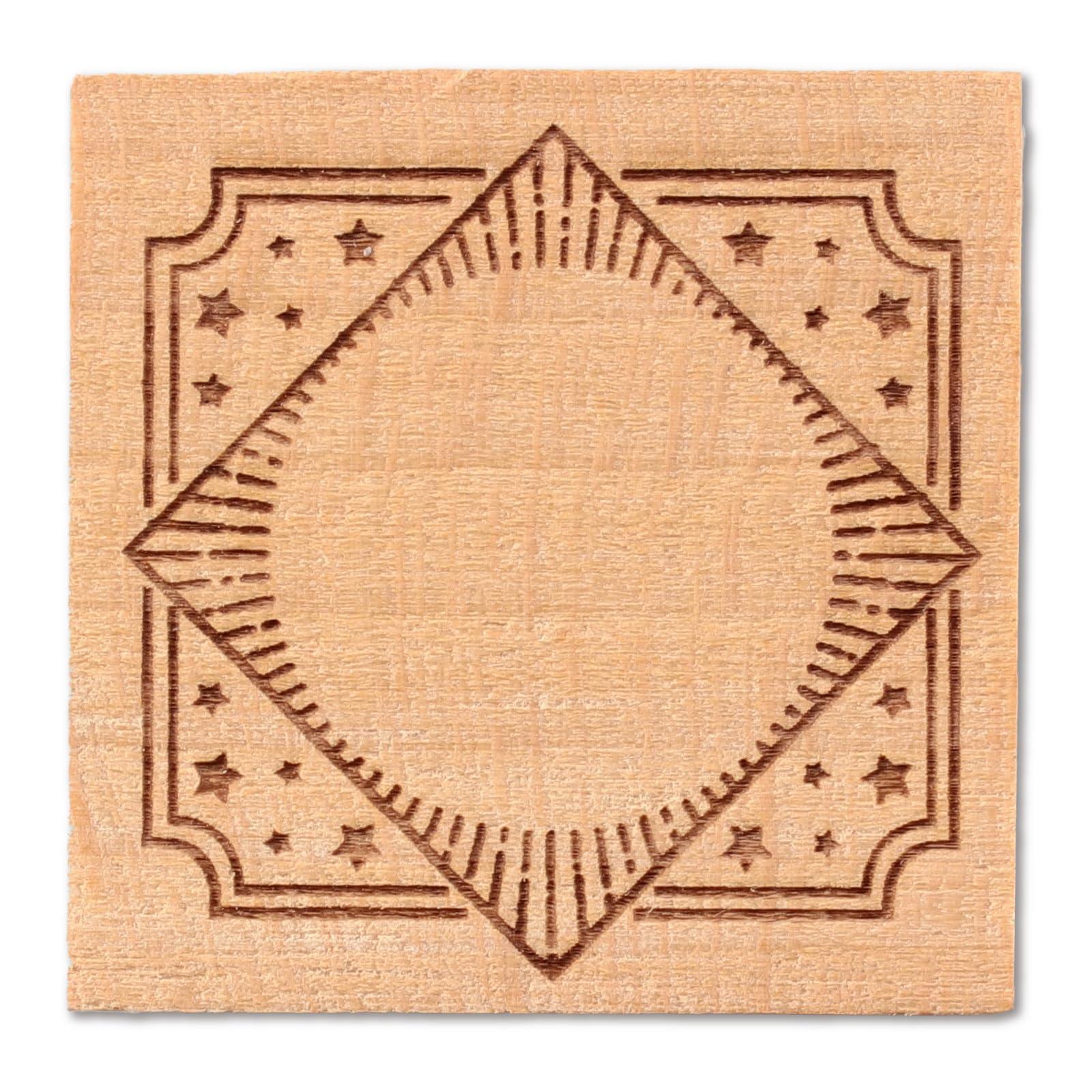 Wooden Handle Stamp 30: Magical Girl Magic Circle Frame
