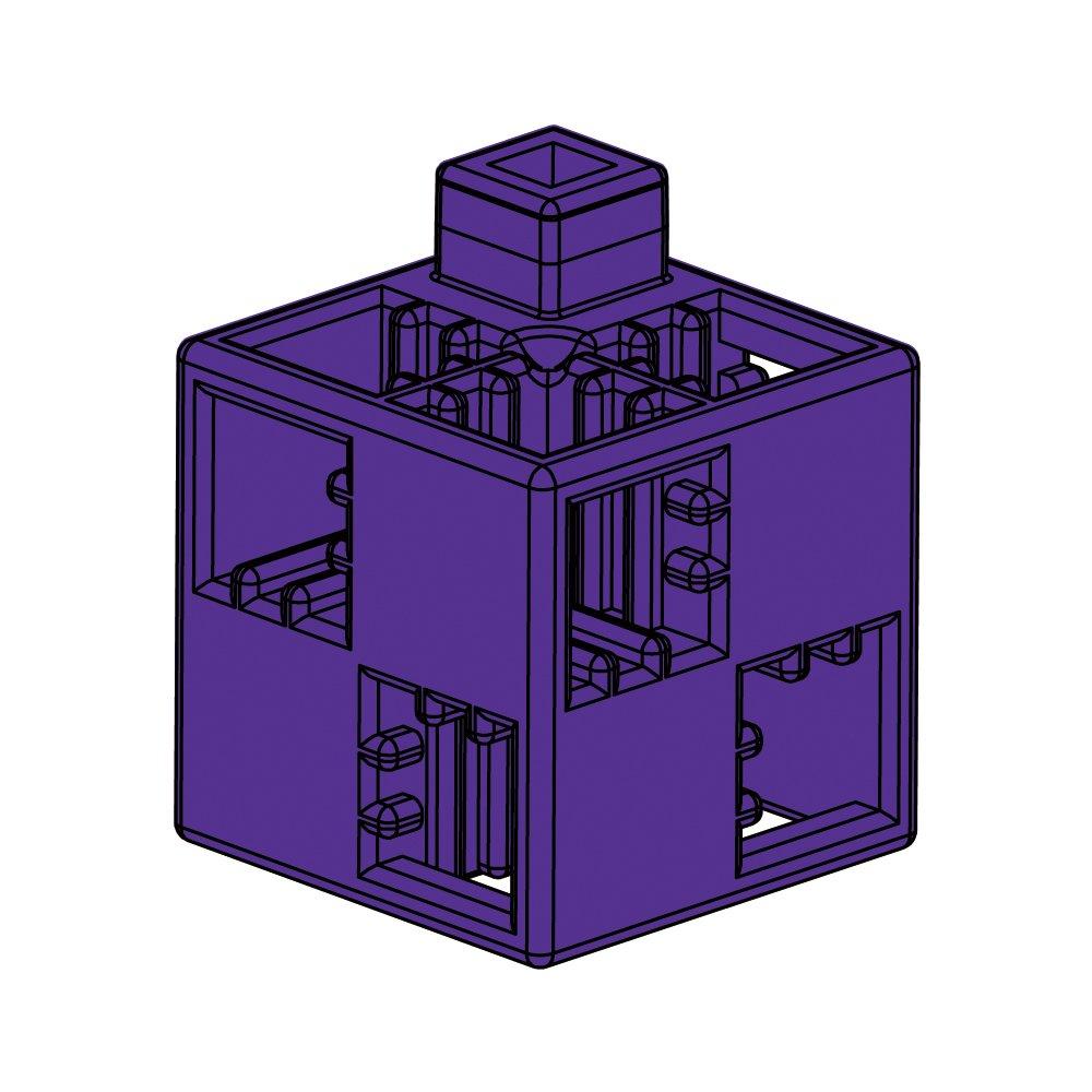 Artec Block Basic Square 24P Purple
