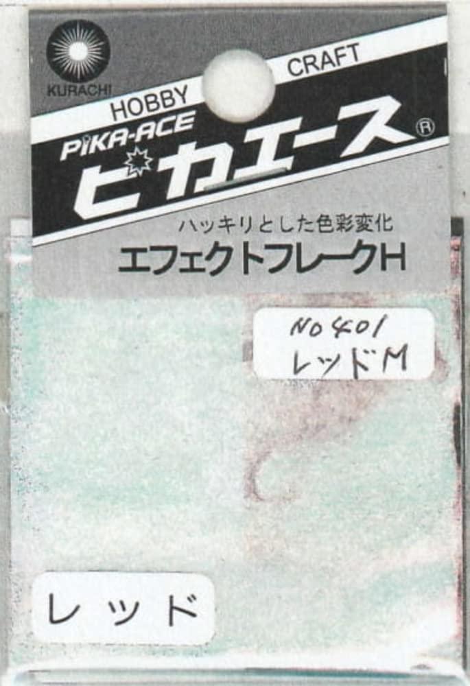 Pika-Ace Effect Flake H #401 Red M 0.4g
