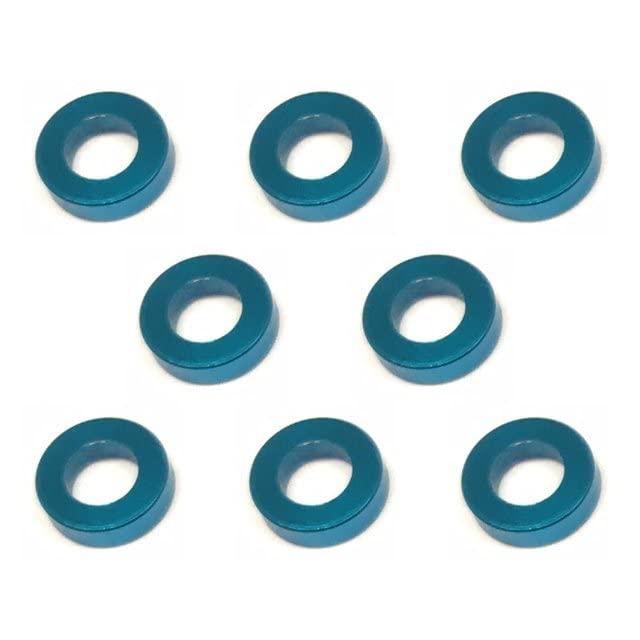 M3 Aluminum Color Screws φ5.5×3×1.5t (Tamiya Blue) 6-Pack