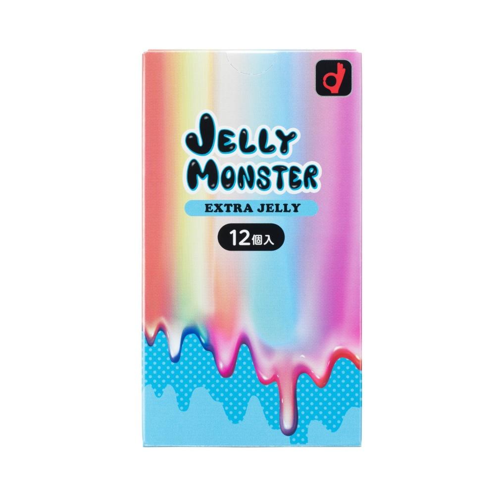Okamoto Condoms Okamoto Condom JELLY MONSTER EXTRA JELLY 12-Pack Extra Lubricated Jelly