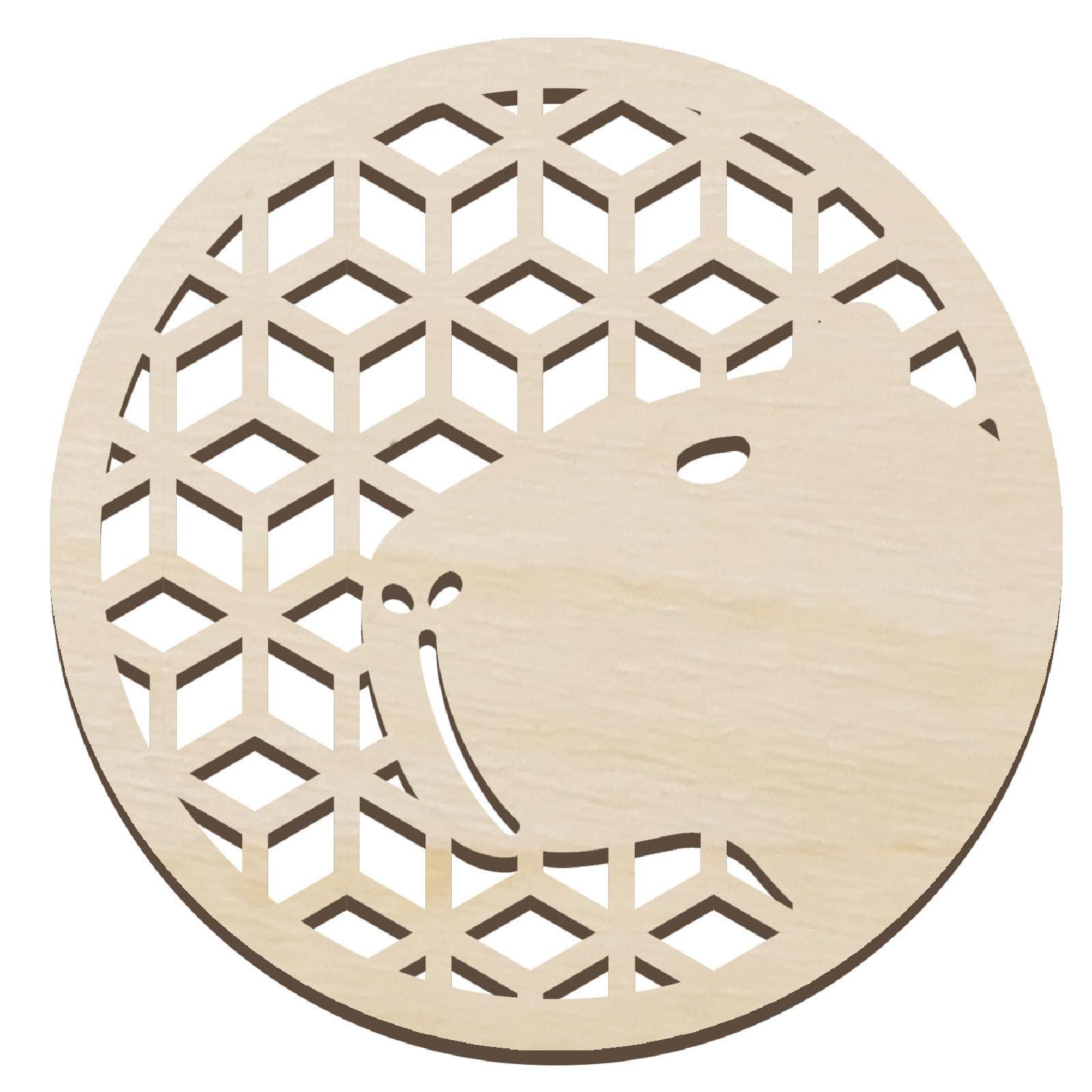 Wooden Coaster φ100mm Capybara