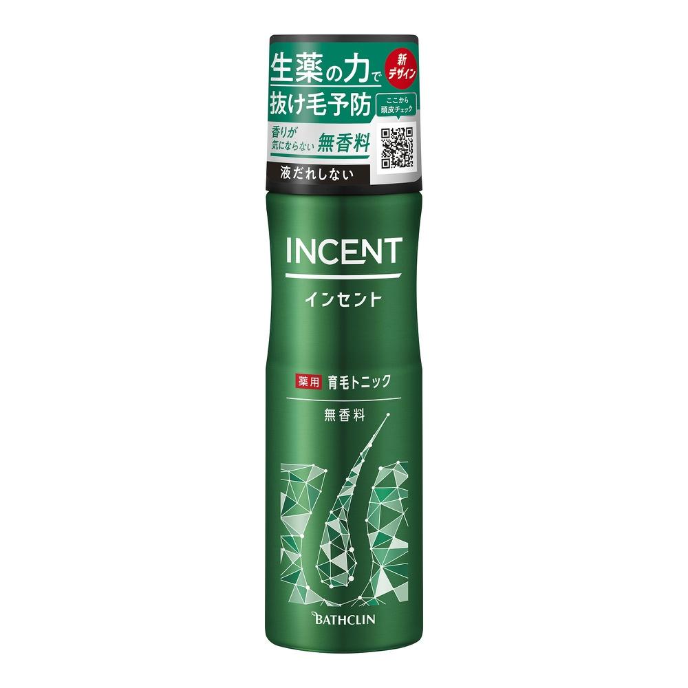 Incent Medicated Hair Tonic Fragrance-Free 190g