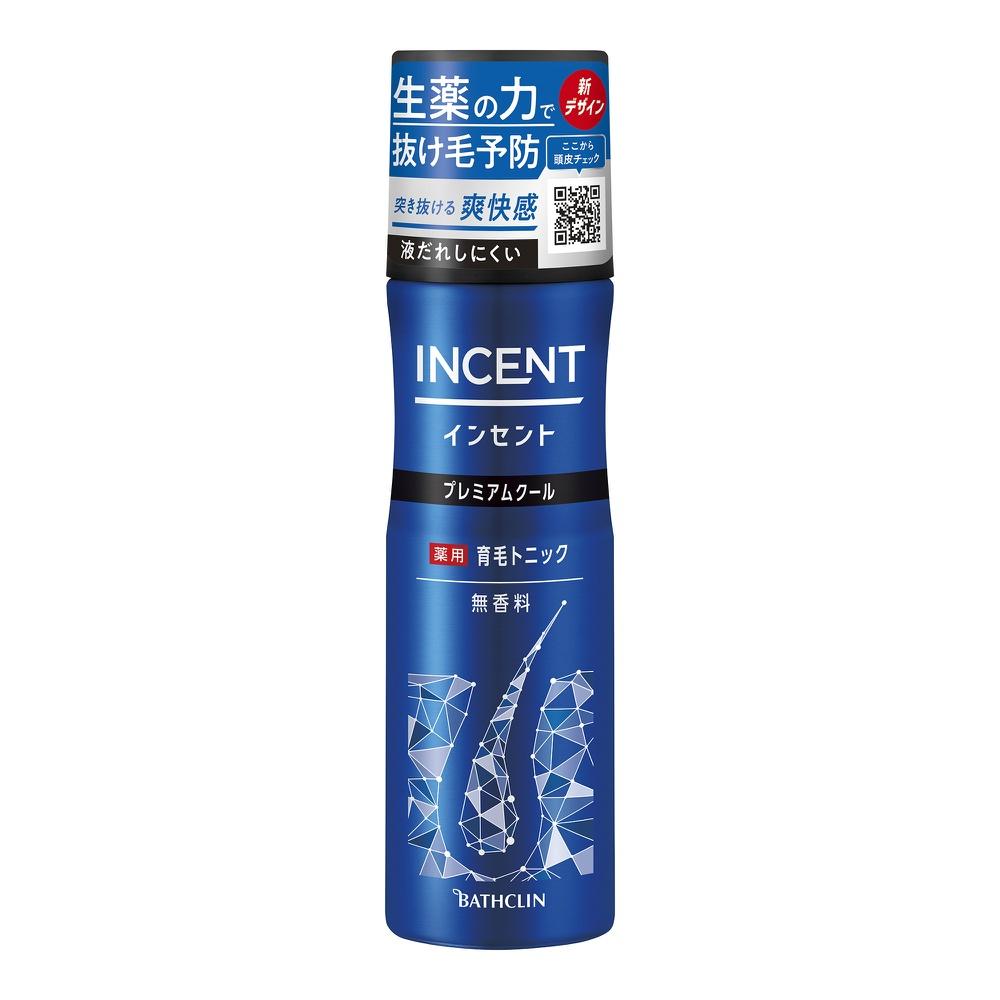 Incent Medicated Hair Tonic Unscented Premium Cool 190g