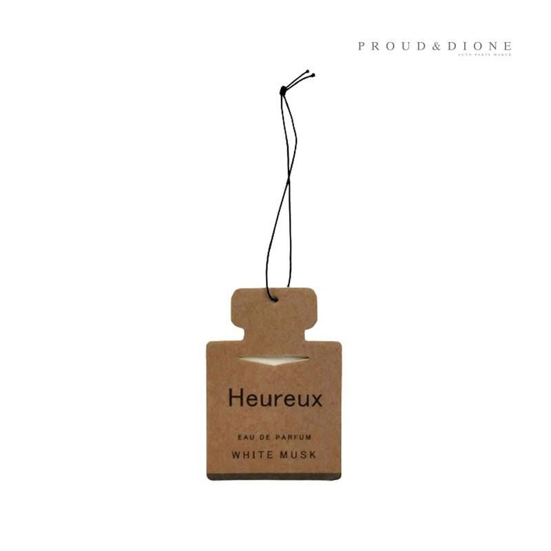 Proud Air Freshener Fooloo Paper Fragrance White Musk Scent Hanging Type 3 Sheets for Cars, Rooms, etc. DF-211