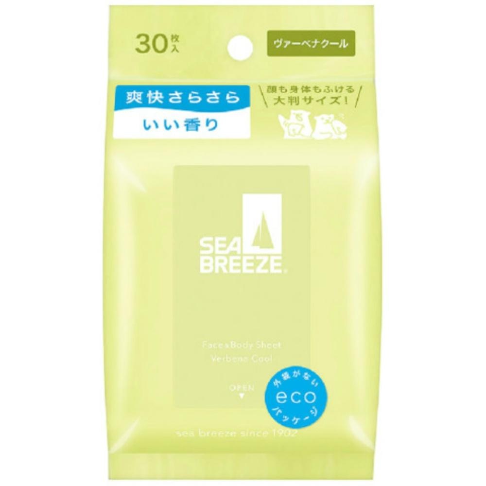 Sea Breeze Face & Body Wipes N Verbena Cool Fine Today 14481-001