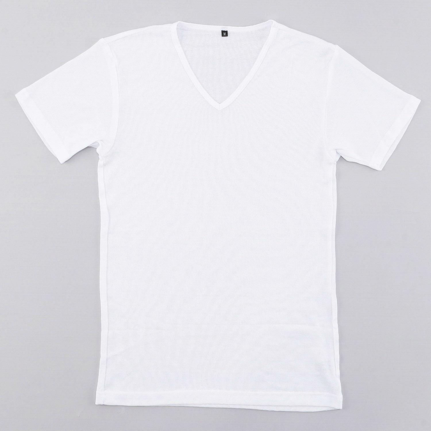 SeasonSwitch Short-Sleeve V-Neck Innerwear for Men