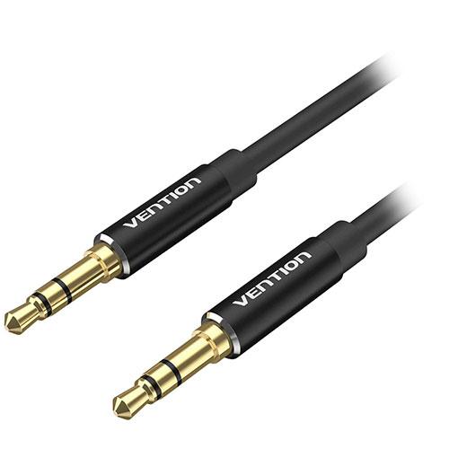 VENTION 3.5mm Male to Male Audio Cable 3m Aluminum Alloy Black BA-4377