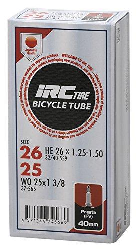 IRC Tire Bicycle Tube HE 26 × 1.25-1.50・WO 25 × 1 3/8 Presta Valve 40mm 29885J