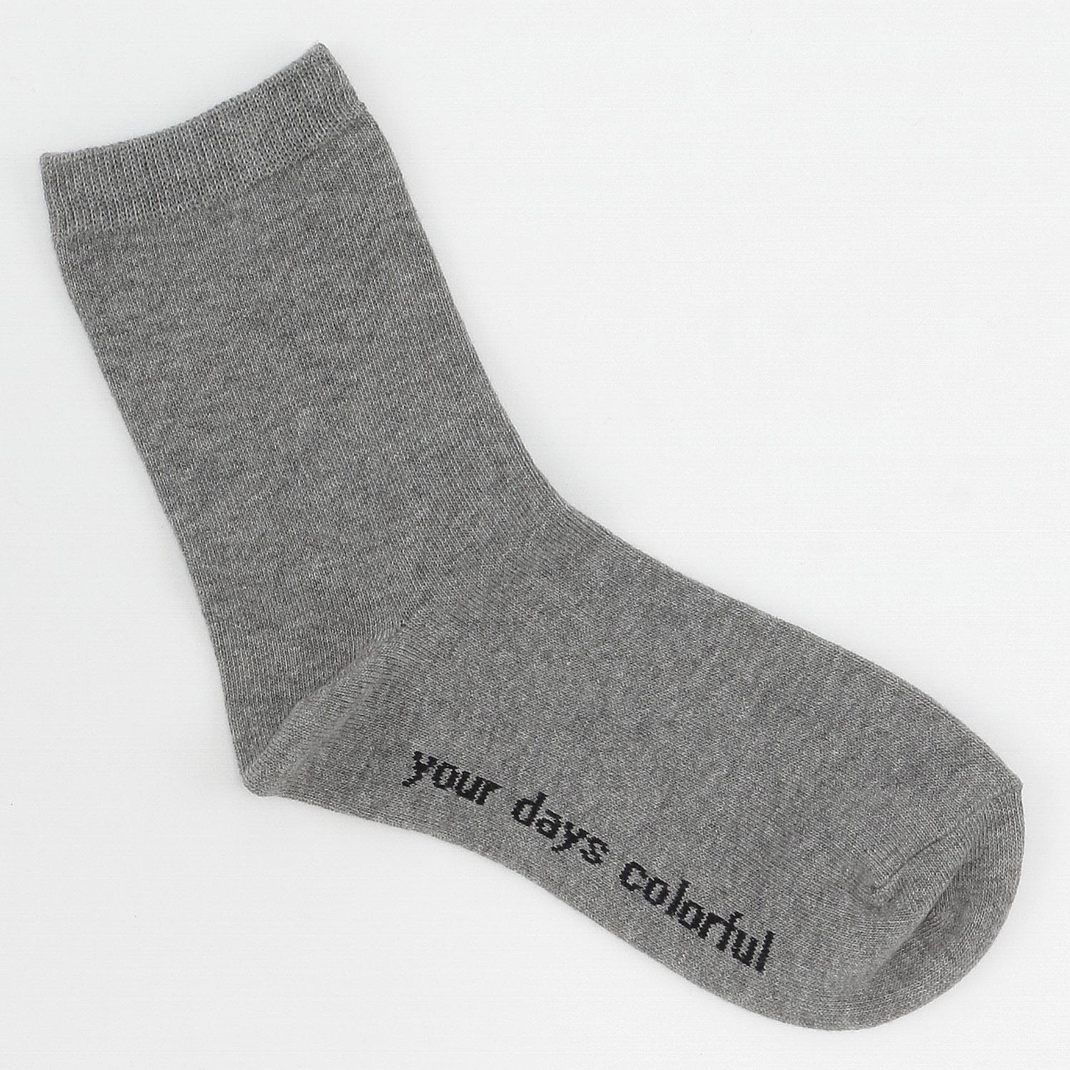 Made in Japan Foot Sole Logo Crew Socks