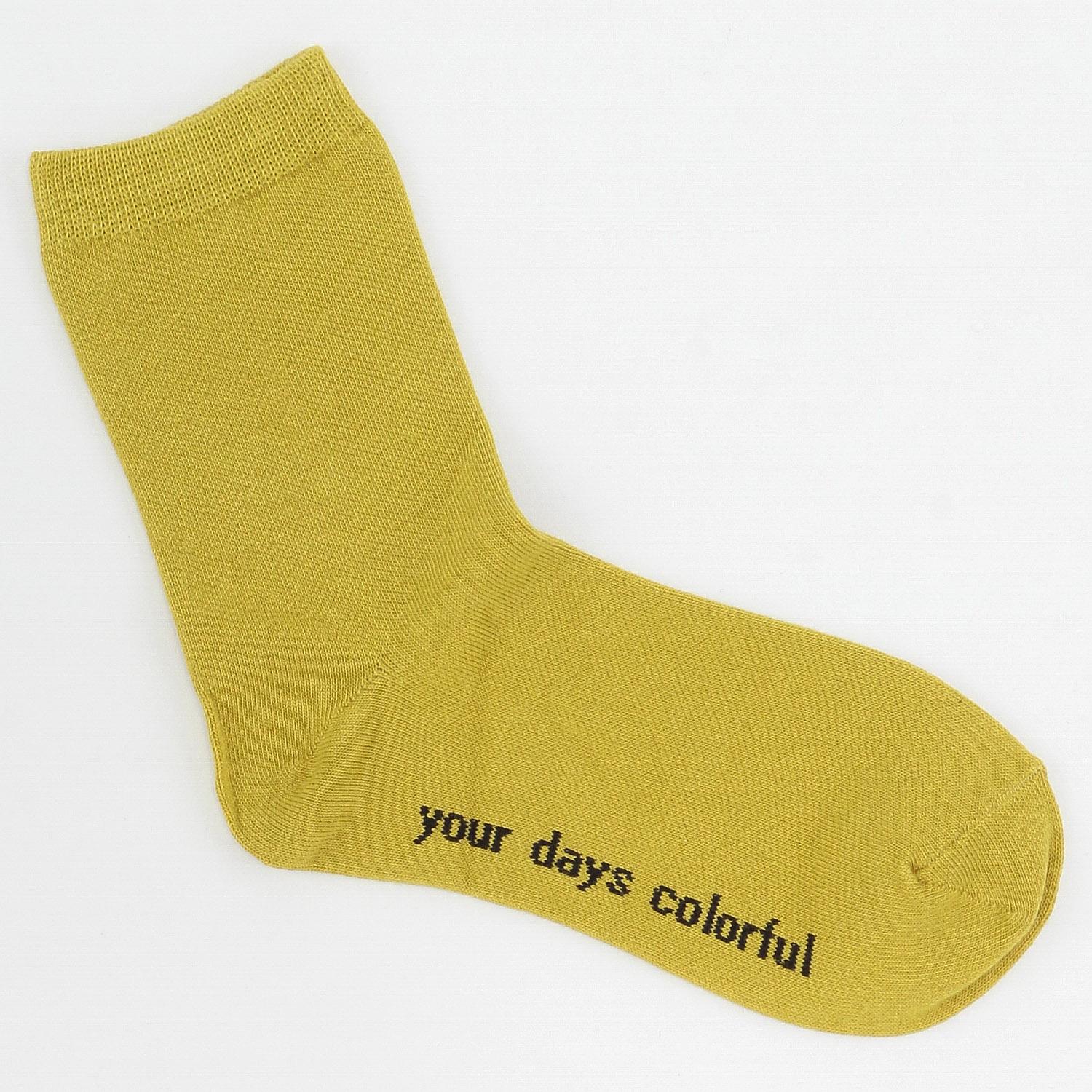 Made in Japan Crew Socks with Footbed Logo