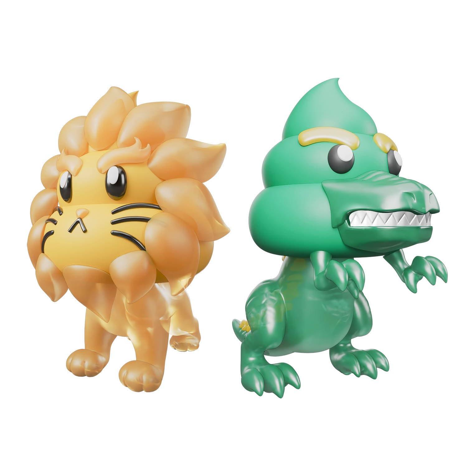 Unko Sudeiz 07 Clay Model Kit Animal Poop 2 Tyrannosaurus & Lion