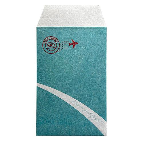 Ukima Airline Pochibukuro 3-Pack Haneda Airport (HND) Design For Travel Enthusiasts, Aviation Fans, and Kids Who Love Airplanes Perfect for New Year's Money Gifts or Presents UKM-P73
