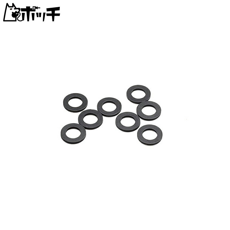 Rubber Body Mount Spacer S (6×10×1.0mm/8pcs) SMJ1033 Toys