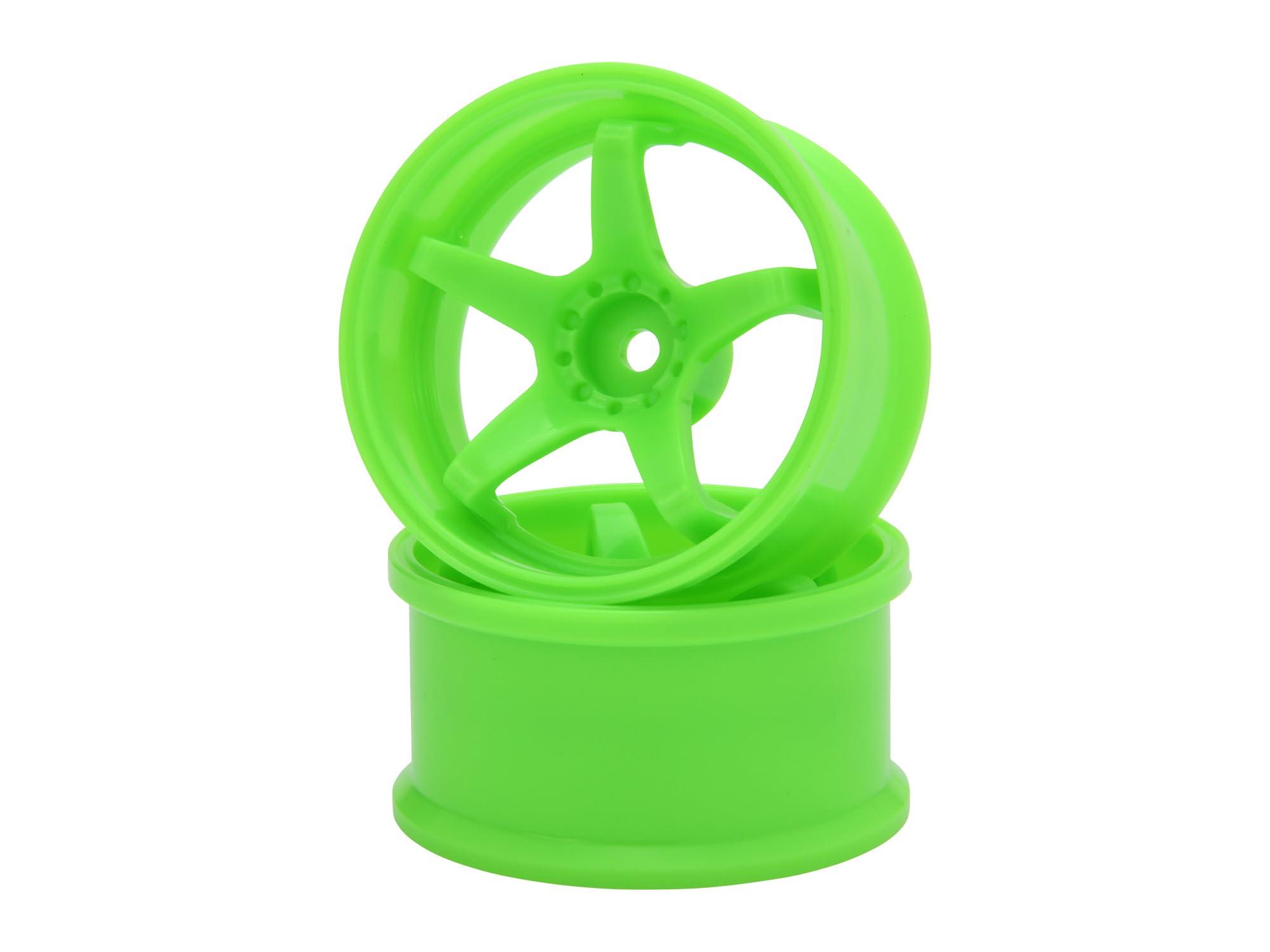 N-6 Drift Wheel (Offset 8/Green) (5-Spoke)