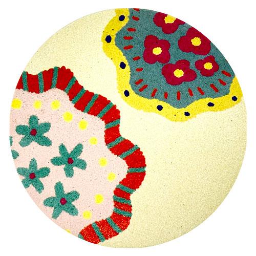 Tosa News Amazing Absorbency Vericott Coaster Upcycled Item (Recycled Material) Mari VK-004