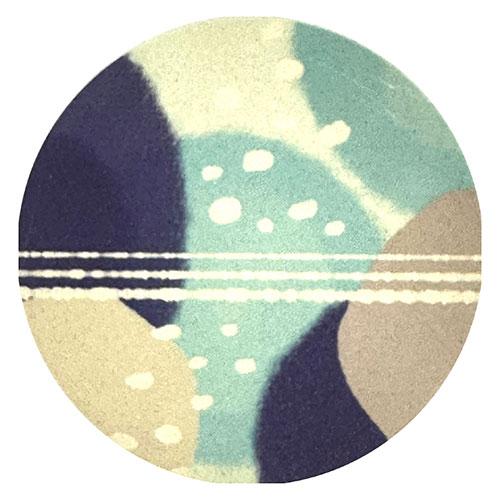 Tosa News: Amazing Absorbency Vericott Coaster Upcycled Item (Recycled Material) Yodo Blue VK-008