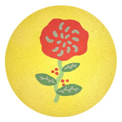 Tosa News: Amazing Absorbency Vericott Coaster Upcycled Item (Recycled Material) Hana Yellow VK-022