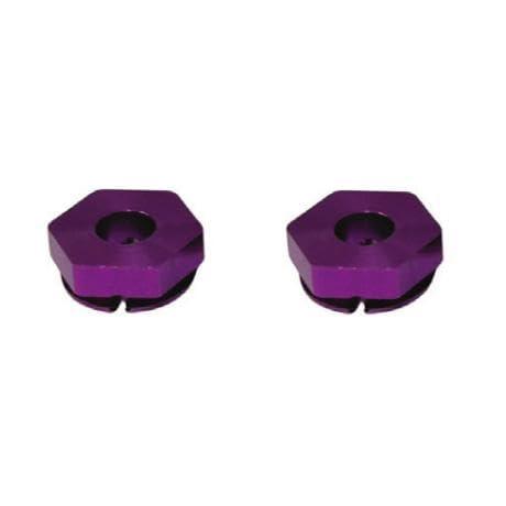 Aluminum Hex Hub NEO 4mm Thickness Purple (2)