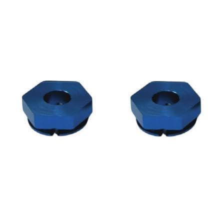 Aluminum Hex Hub NEO, 4mm Thickness, Blue (2)