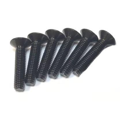 7075 M3 Hex Socket Head Cap Screw 14mm Black 6-Pack