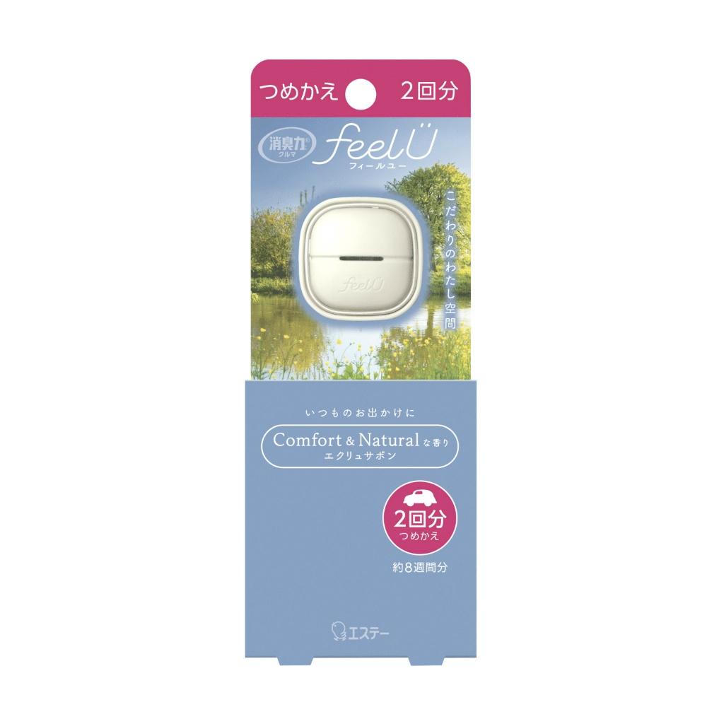 Deodorizing Power for Cars feelU Clip Type Refill Ecru Savon