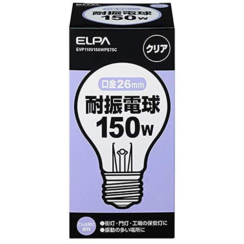 ELPA Earthquake-Resistant Bulb Lighting 150W E26 Clear EVP110V150WPS75C