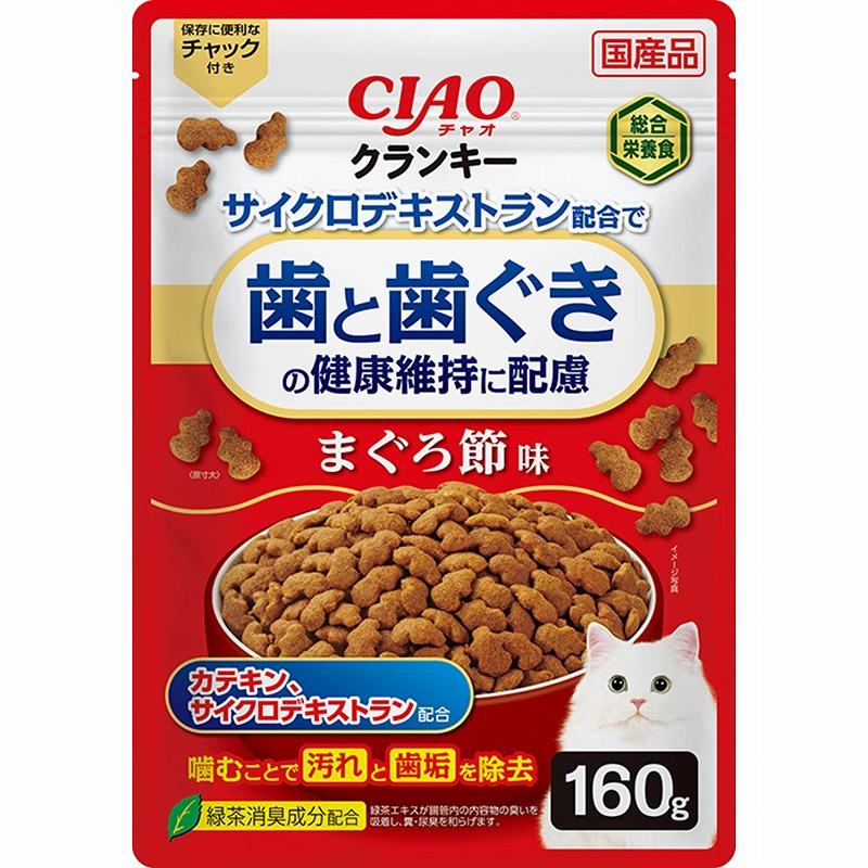 CIAO Crunchy Formulated for healthy teeth and gums Tuna Flavor 160g