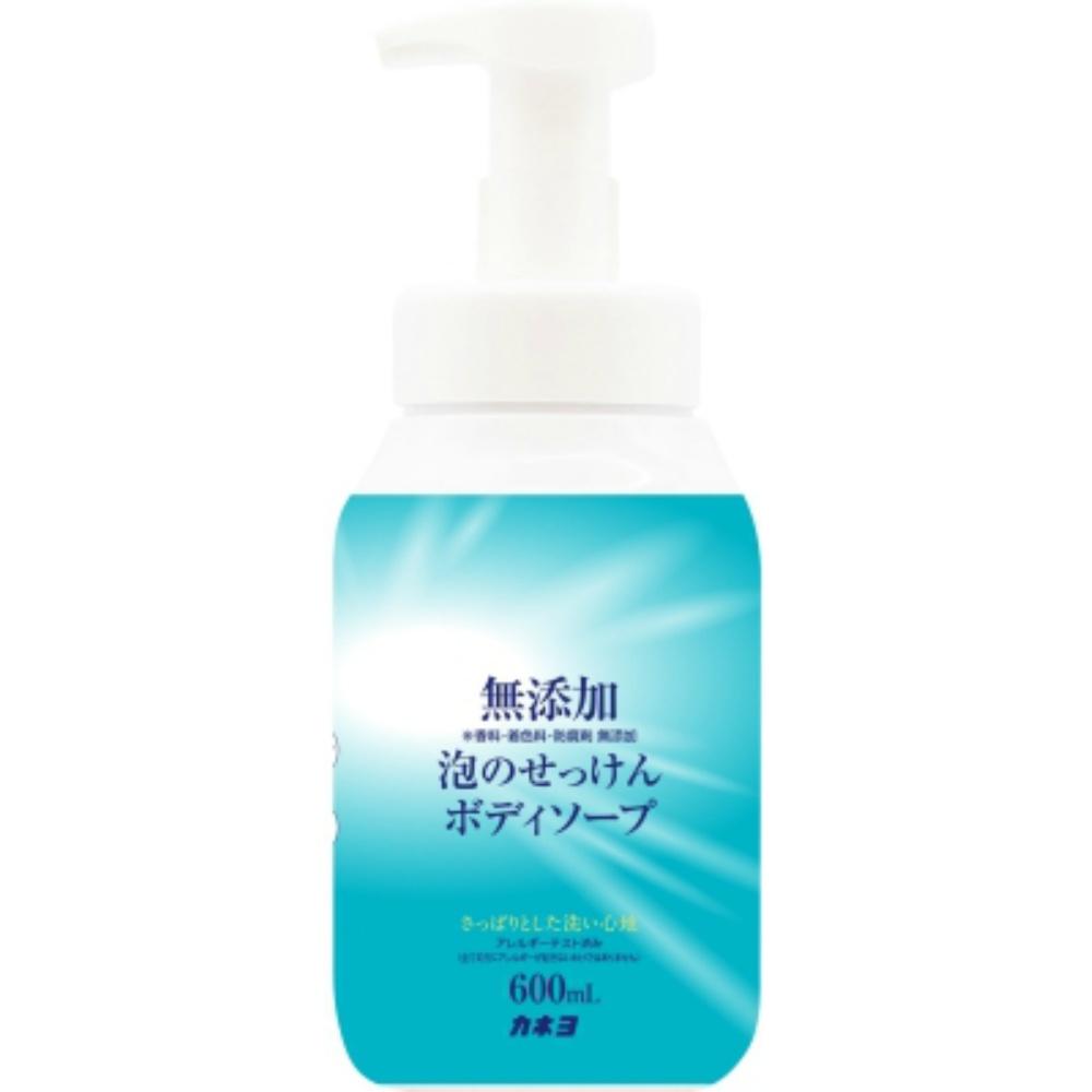 Kaneyosai Soap Additive-Free Foaming Body Soap 600ml Bottle Free from fragrances, colorants, and preservatives Allergy-tested Made in Japan