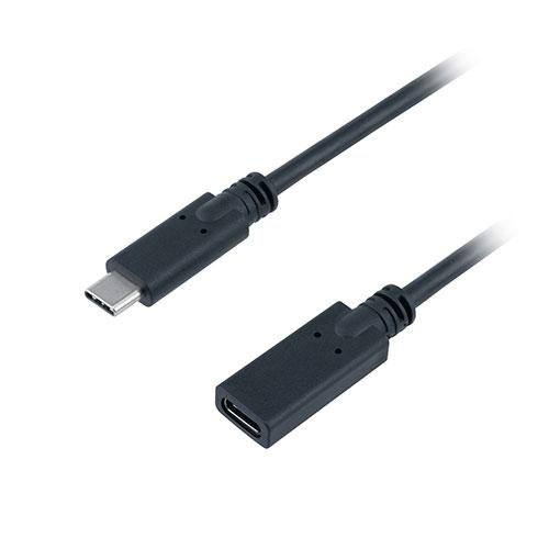 MCO USB 2.0 Extension Cable Type-C 1m Black A convenient extension cable for when you need to lengthen your USB cable USB-EC2010BK