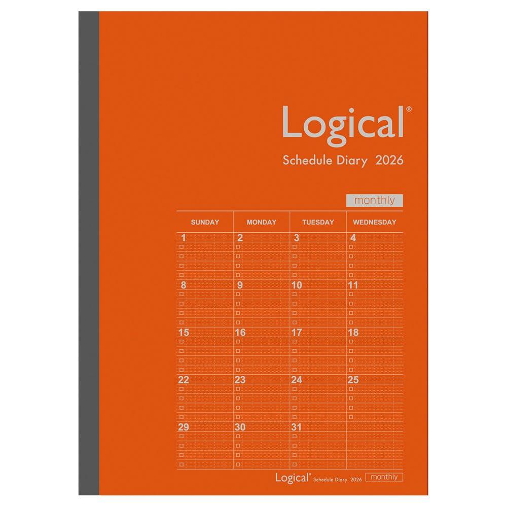 Logical Diary 2026 Monthly Notebook