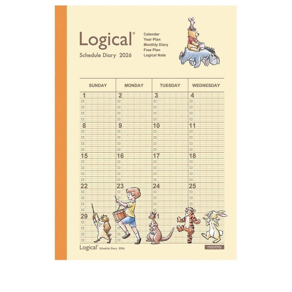 Logical Diary 2026 Monthly Notebook