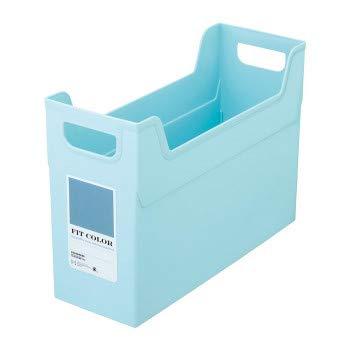Nakabayashi Fit Color File Box A4 Landscape Back Width 124mm Blue FB-FCE4S-BL 1 piece