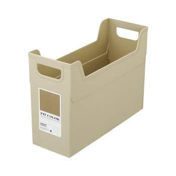 Nakabayashi Fit Color File Box A4 Landscape Back Width 124mm Brown FB-FCE4S-BR 1 piece