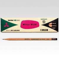 Mitsubishi Pencil Recycled Pencil with Eraser 9852EW HB 1 Dozen K9852EWHB