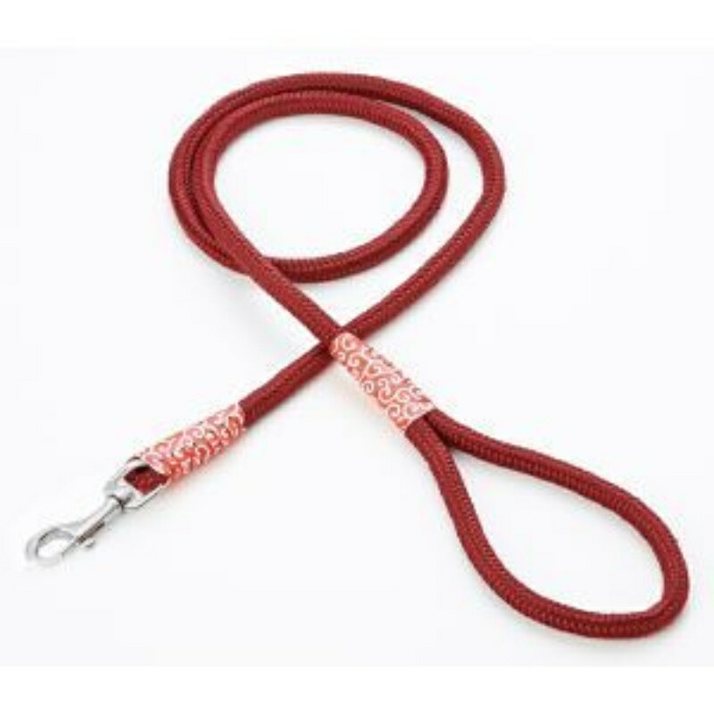Petio Dog Elegant Arabesque Round Cord Red 7mm