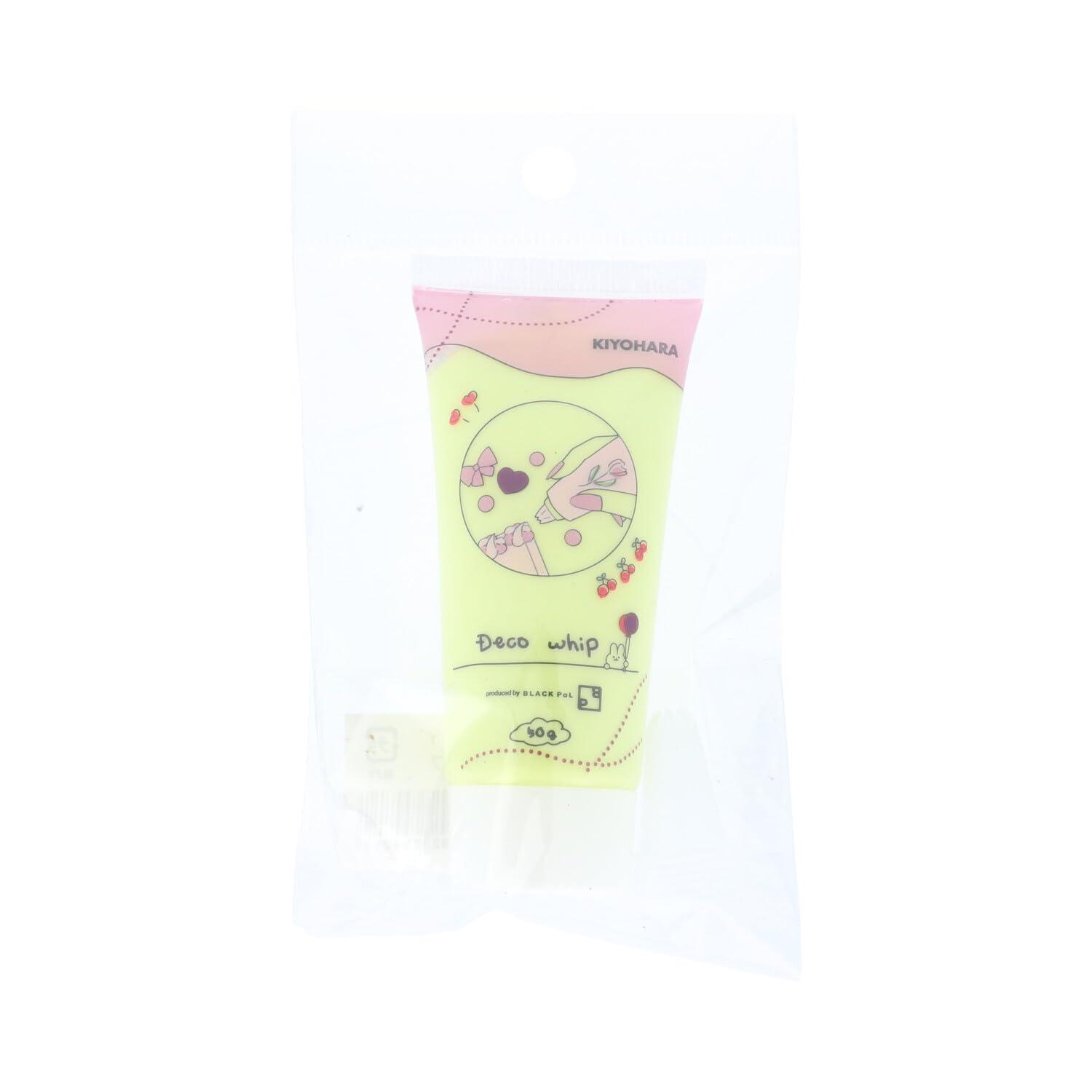 Kiyohara Deco Whip (10 colors for fake sweets) Purple, Yellow, Blue, Green, Pink, White, Brown, Black, Red, and Orange