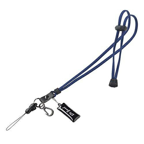 Sanwa Supply Neck Strap (Round Cord) for Digital Cameras and Smartphones, Blue DG-ST8BL