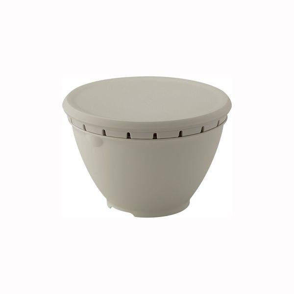 N Liberista Bowl and Colander Set, Small Size, Gray