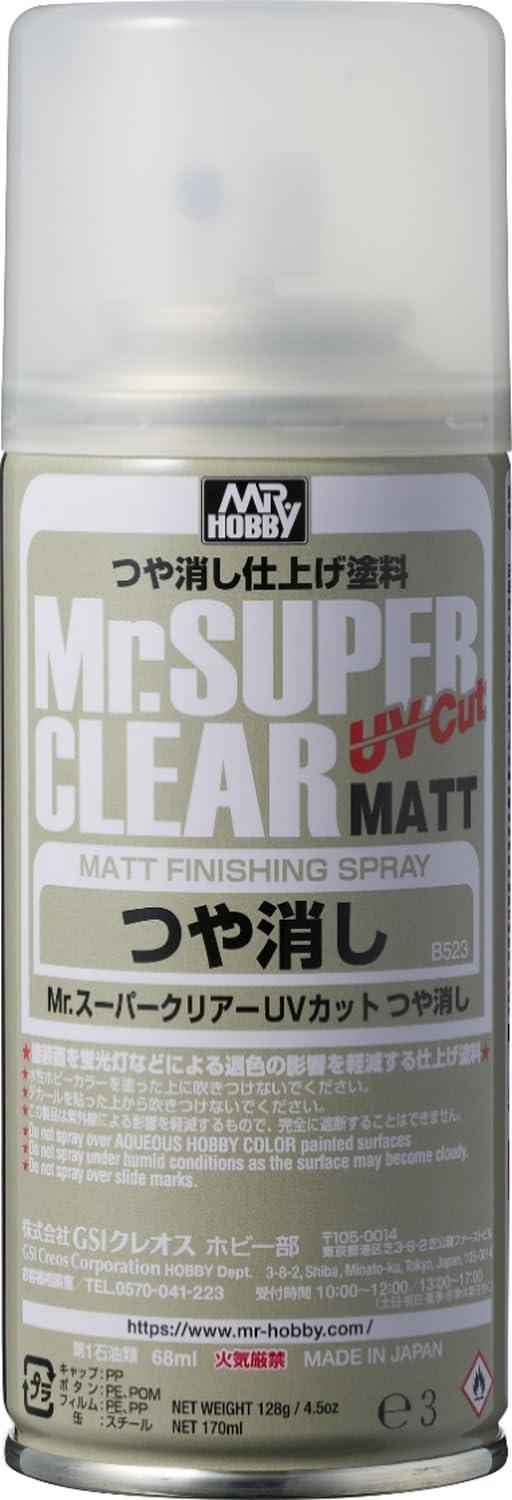 Mr. Super Clear UV Cut Spray (Matte Finish)