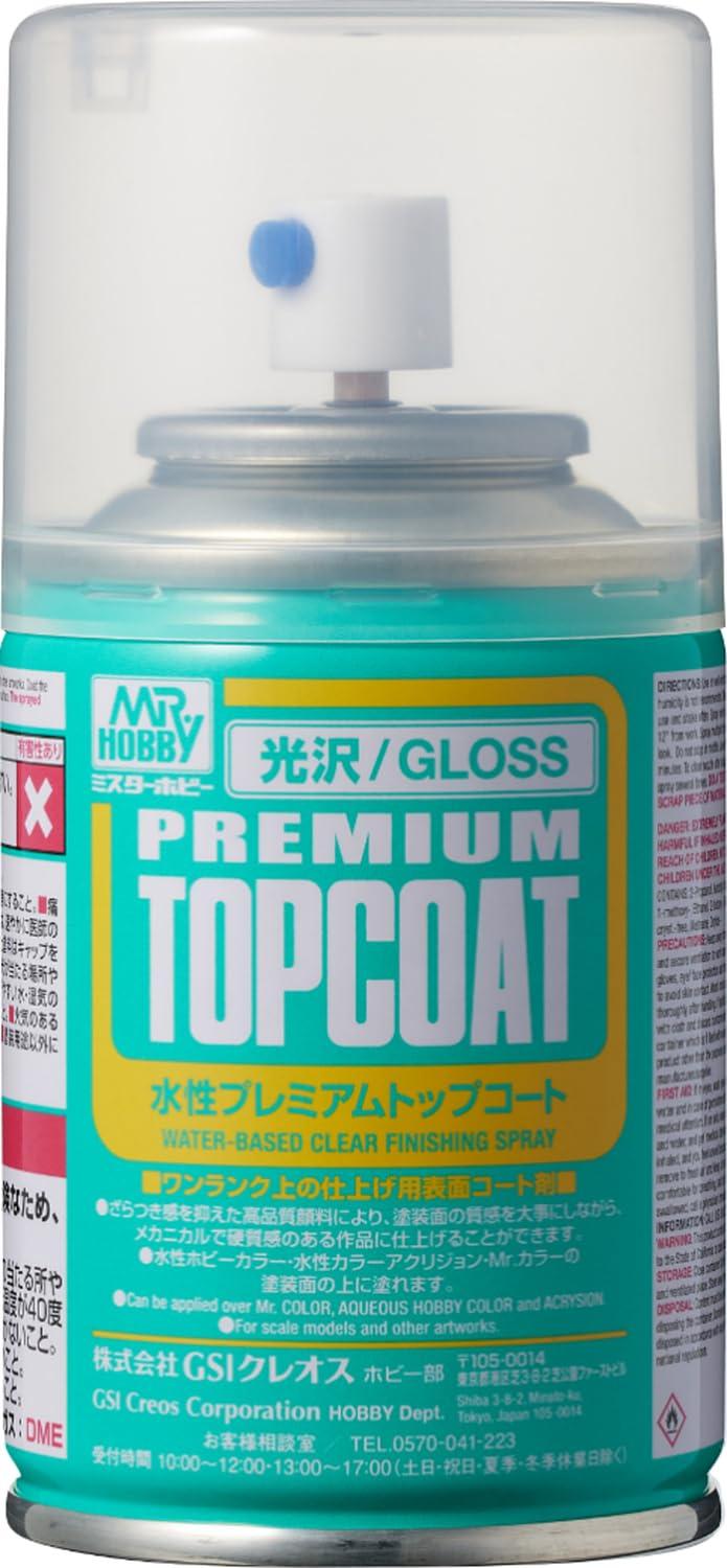 Water-Based Premium Topcoat Spray (Gloss)